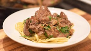 Как приготовить куриную печень с луком