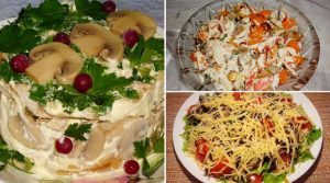 Вкусный салат с грибами: 10 лучших рецептов на праздник