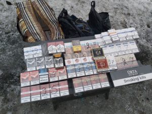 Слов’янські поліцейські конфіскували понад пів тисячі пачок безакцизних сигарет