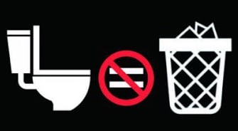 КП “Вода Донбасса” просит не использовать унитаз как мусорную корзину.  Что нельзя смывать в канализацию