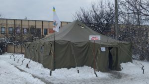 В Славянском пункте обогрева грелись 20 человек