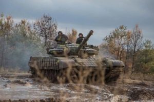 У районі проведення ООС відбулися навчання танкових резервів