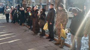 В Славянске прошел митинг, посвященный Дню Героев Небесной Сотни