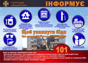 Рятувальники Слов’янськ нагадують про правила поводження з газом у побуті