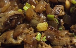 Куриные сердечки по-корейски