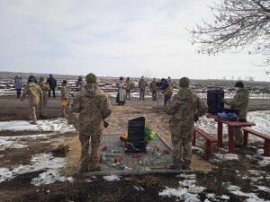 Неподалеку від Cлов’янська відбувся траурний мітинг