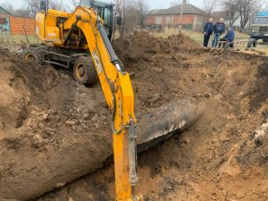 В Славянске большая авария на водоводе