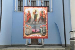 ПЦУ представила первую в Украине диджитал-икону “Чернобыльский Спас”.