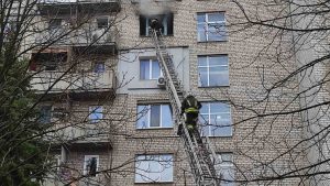В Славянске горела квартира