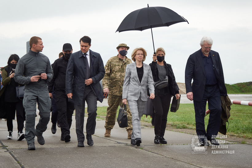 Голова Верховної Ради та Спікер Саейму Латвійської Республіки прибули до Донецької області