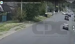 ДТП в Славянске: опубликовано видео