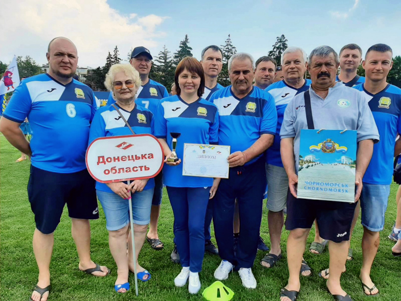 Команда депутатів Донеччини посіла 5 місце на Всеукраїнській спартакіаді 2021 року