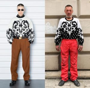 Модный бренд «вдохновился» фото львовского бездомного Славика в новой коллекции. Но забыл об этом упомянуть