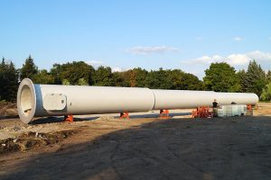 Собирать флагшток в Краматорске будет гиганский кран, который тоже еще предстоит собрать