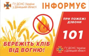 ДСНС закликає бути обережним під час жнив у спеку
