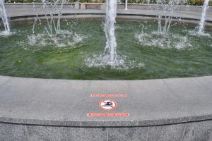 В фонтанах Краматорска купаться запрещено