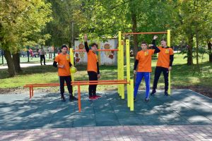 В Славянске открылась локация «активный парк»