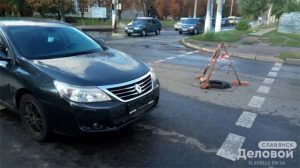 ДТП на Центральной в Славянске. Велосипедист получил ушибы