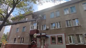 В Славянске горела квартира