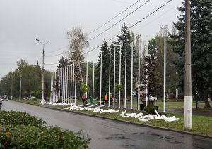 В Краматорске возводят аллею лучших налогоплательщиков