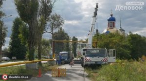 Зачем хомут на газовой трубе, когда завершат перенос трубопровода и что пугает жителей Славянского курорта?