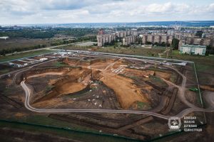 Строительство областной многопрофильной больницы в Краматорске ведется по графику