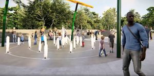 Для сквера “Мрия” разработали 3D-визуализацию инклюзивного парка