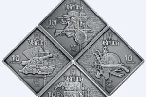 В Украине вводятся в обращение монеты необычной формы