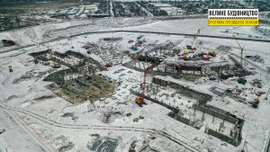 В Краматорске продолжается строительство многопрофильной больницы