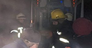 В Краматорске при пожаре пострадали двое взрослых и двое малышей