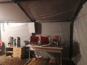 На залізничному вокзалі Слов’янська розгорнули пункт обігріву