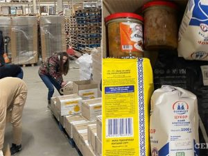 В управлении соцзащиты Славянска раздали полторы тысячи пакетов гуманитарной помощи