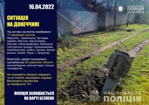 На Донеччині за добу ворог обстріляв 17 населених пунктів: поліція відкрила кримінальні провадження