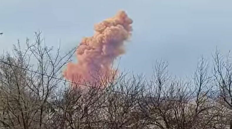 Химическая атака: возле Рубежного оккупанты снова попали в цистерну с азотной кислотой