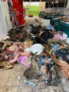 У Маріуполі в приміщенні супермаркету «Щирий кум» окупанти облаштували трупозвалище