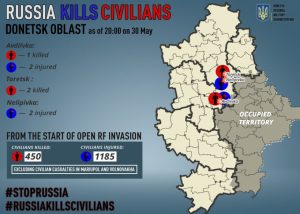 Росіяни вбили ще трьох мирних жителів Донецької області