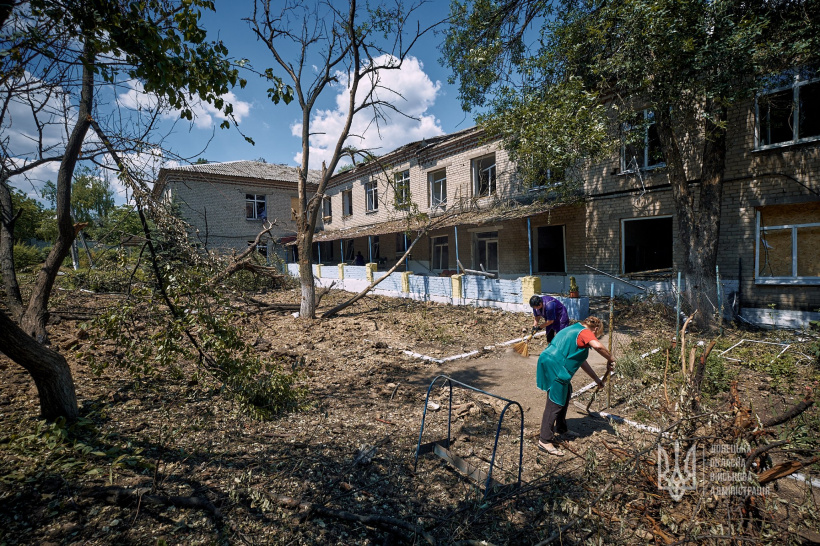 Російська армія обстріляла Комишівський психоневрологічний інтернат