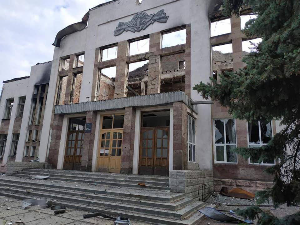 Как выглядит ДК в Лимане после обстрела сейчас