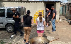 У два села, які знаходяться поруч з лінією фронту, на Слов’янському напрямку доставлено гуманітарну допомогу