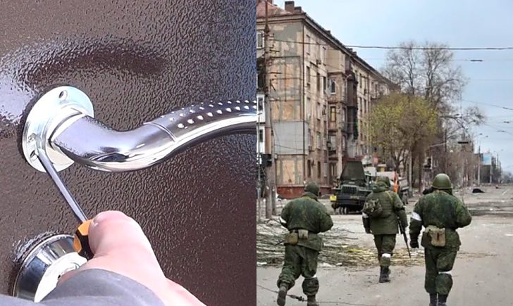 На Донеччині окупанти «узаконили» злам осель евакуйованих українців