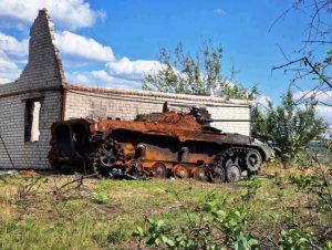 Наслідки боїв в селі Богородичному