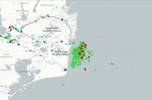 Возле дельты Дуная образовалась пробка из 130 судов – вывозят украинское зерно