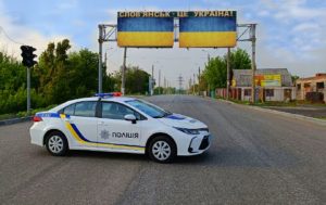 Патрульна поліція привітала Слов’янськ з Днем міста