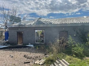 В Славянске снова попал под обстрел (фото, видео)