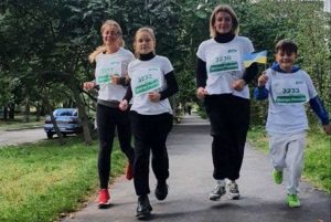 Представники шкіл Святогірської громади взяли участь у патріотичному забігу