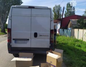 2500 пачок безакцизних цигарок виявили патрульні у Краматорську