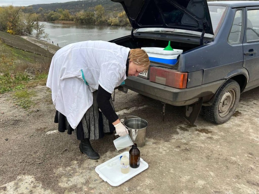 Водники встановлюють вплив військових дій рф на водні об’єкти басейну Сіверського Дінця