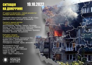 27 ударів по Донеччині – поліція документує наслідки воєнної агресії росії