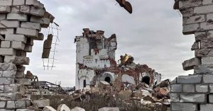 Росіяни повністю знищили Свято-Георгіївський скит Святогірської лаври