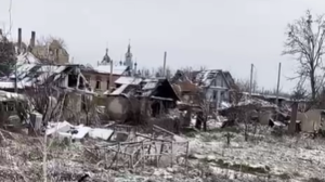 Як виглядає Богородичне зі сторони зруйнованого мосту